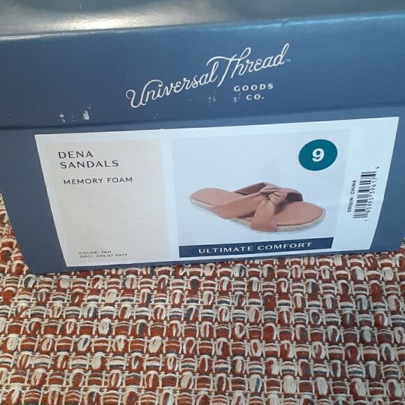 New Universal Thread Women's Dena Sandals Size 9 New In Box - Picture 7 of 8